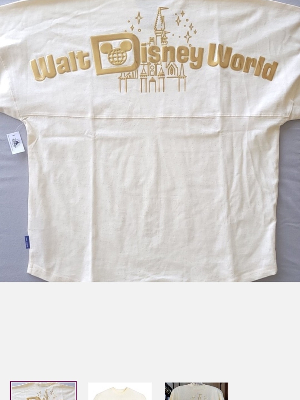 Disney  Cream Graphic Tee